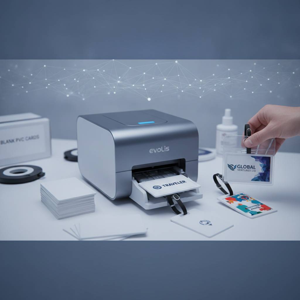 Card Printers and Supplies for In-House Luggage Tag Printing