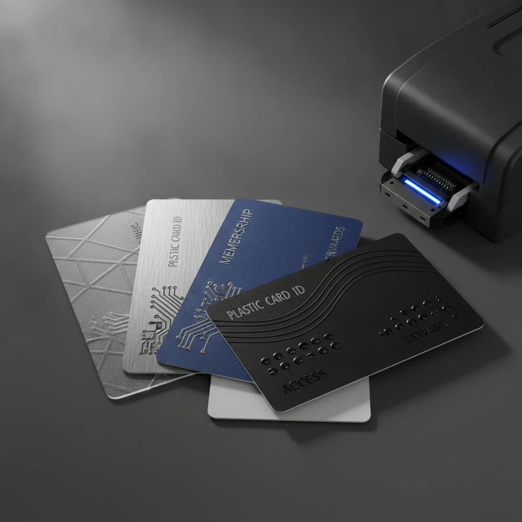 Types of Embossed Plastic Cards We Offer