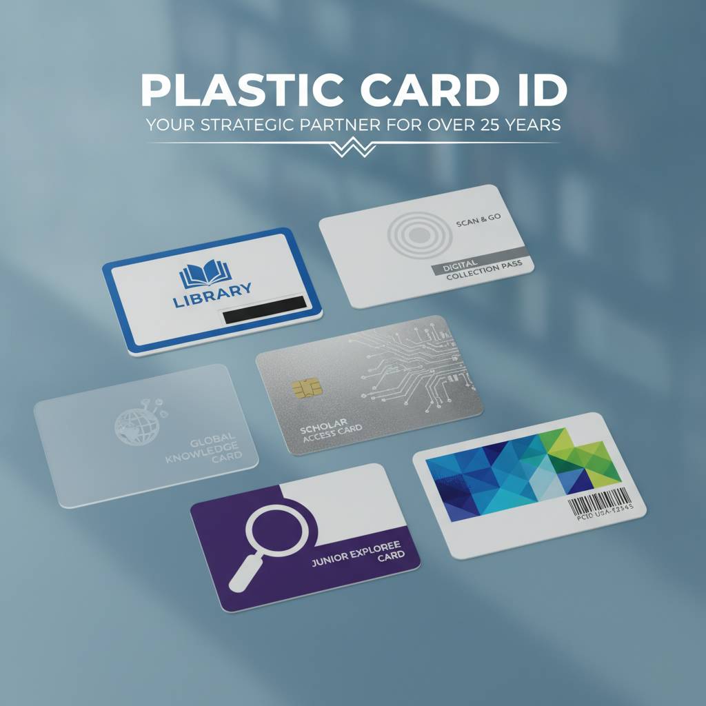Types of Plastic Library Cards We Offer